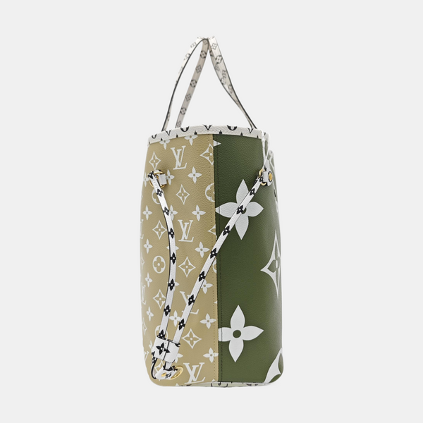NEVERFULL MM Monogram Coated Canvas Multicolor
