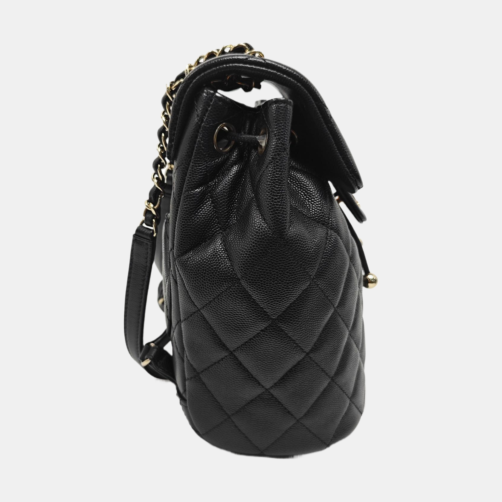 URBAN SPIRIT Quilted Grained Calfskin Black