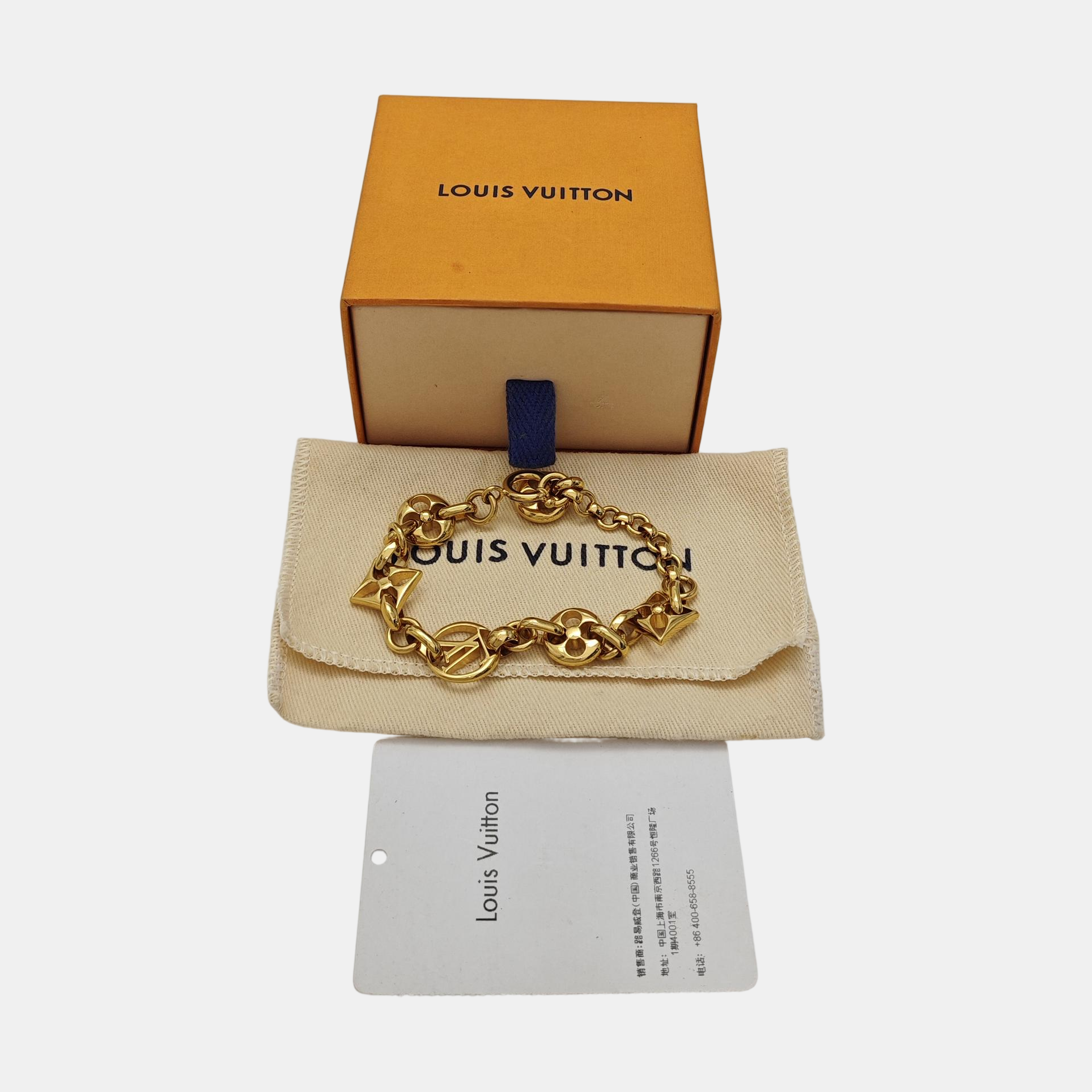 CRAZY IN LOCK Metal Gold Bracelet