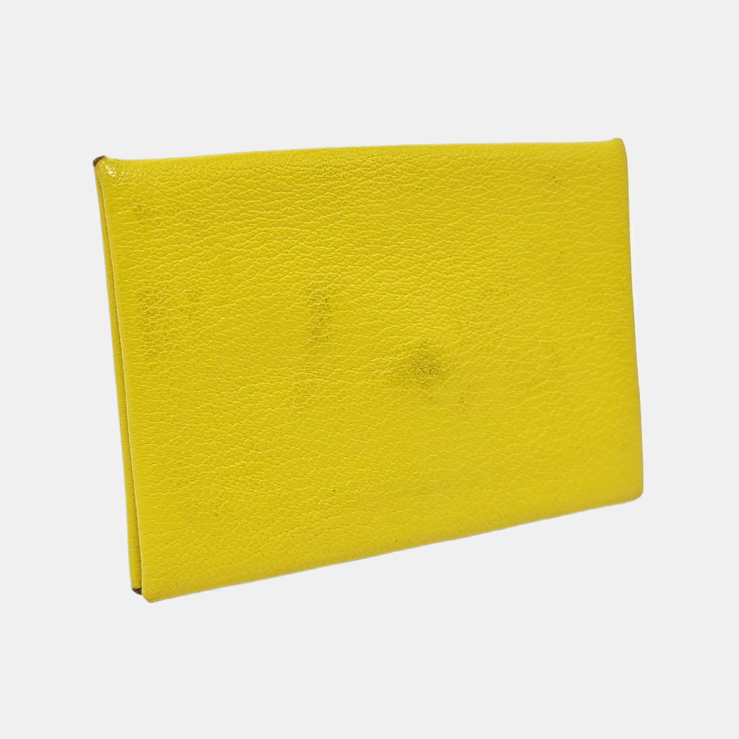 Calvi Chèvre Mysore Yellow Card Holder