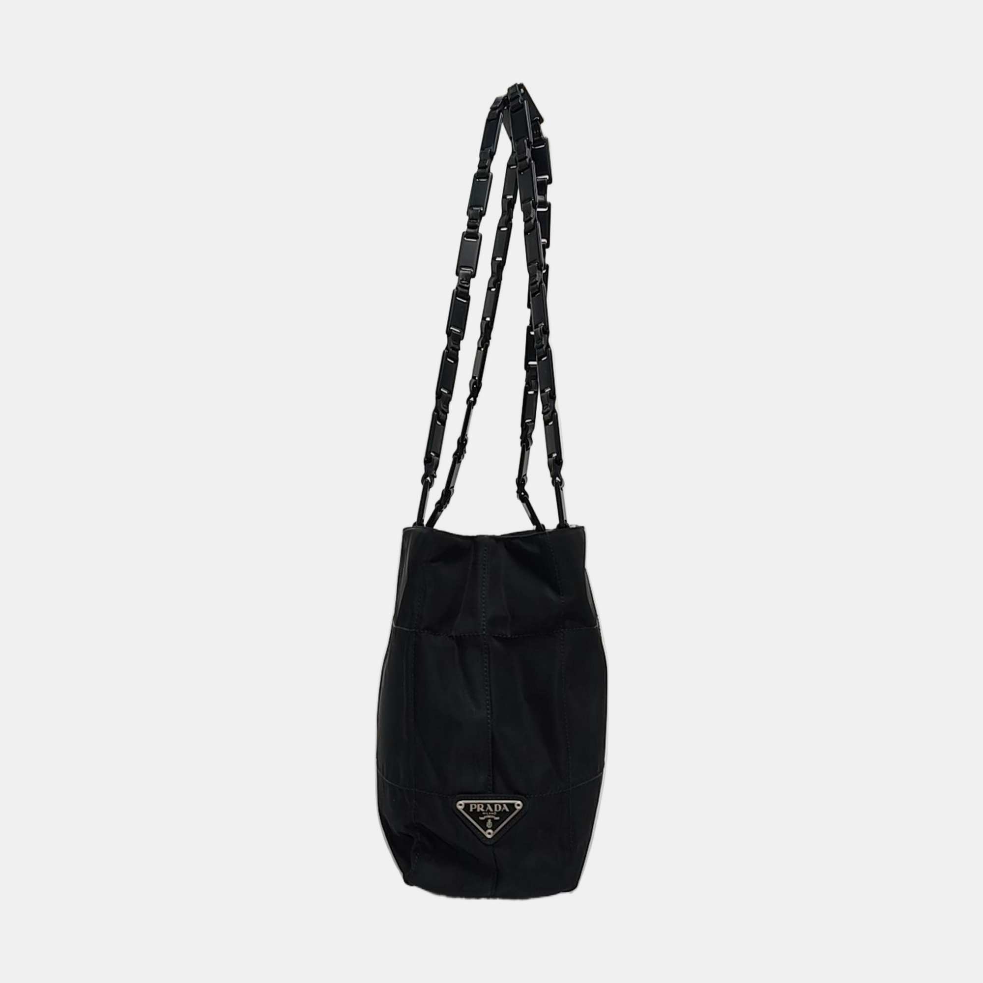 Nylon Tote Bag Black