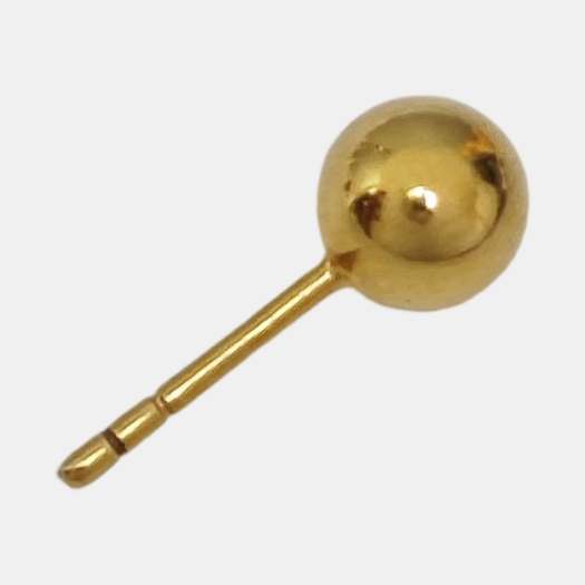 Dior Tribales Metal Gold Stud Earrings