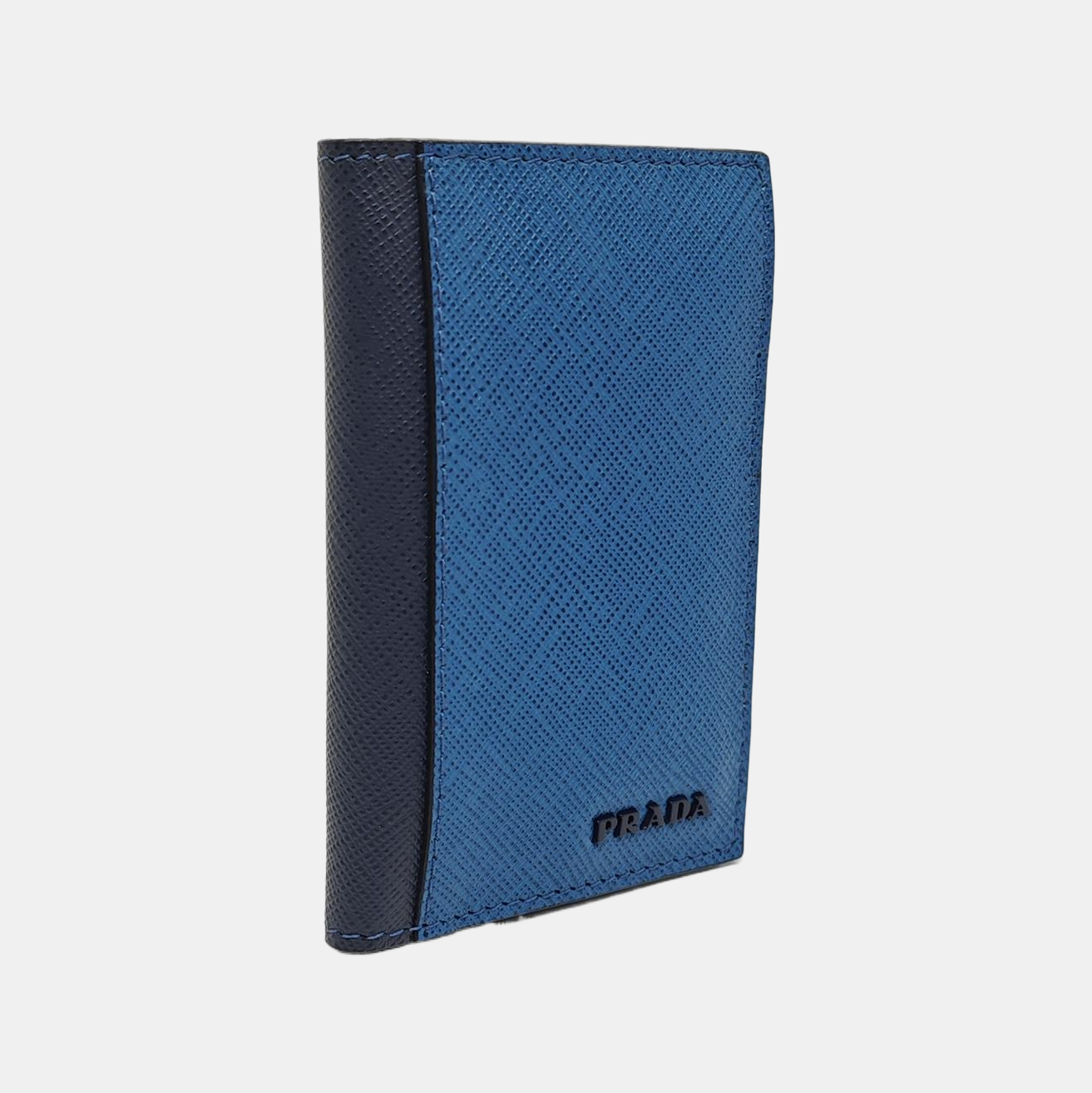 Calfskin Card Holder Blue