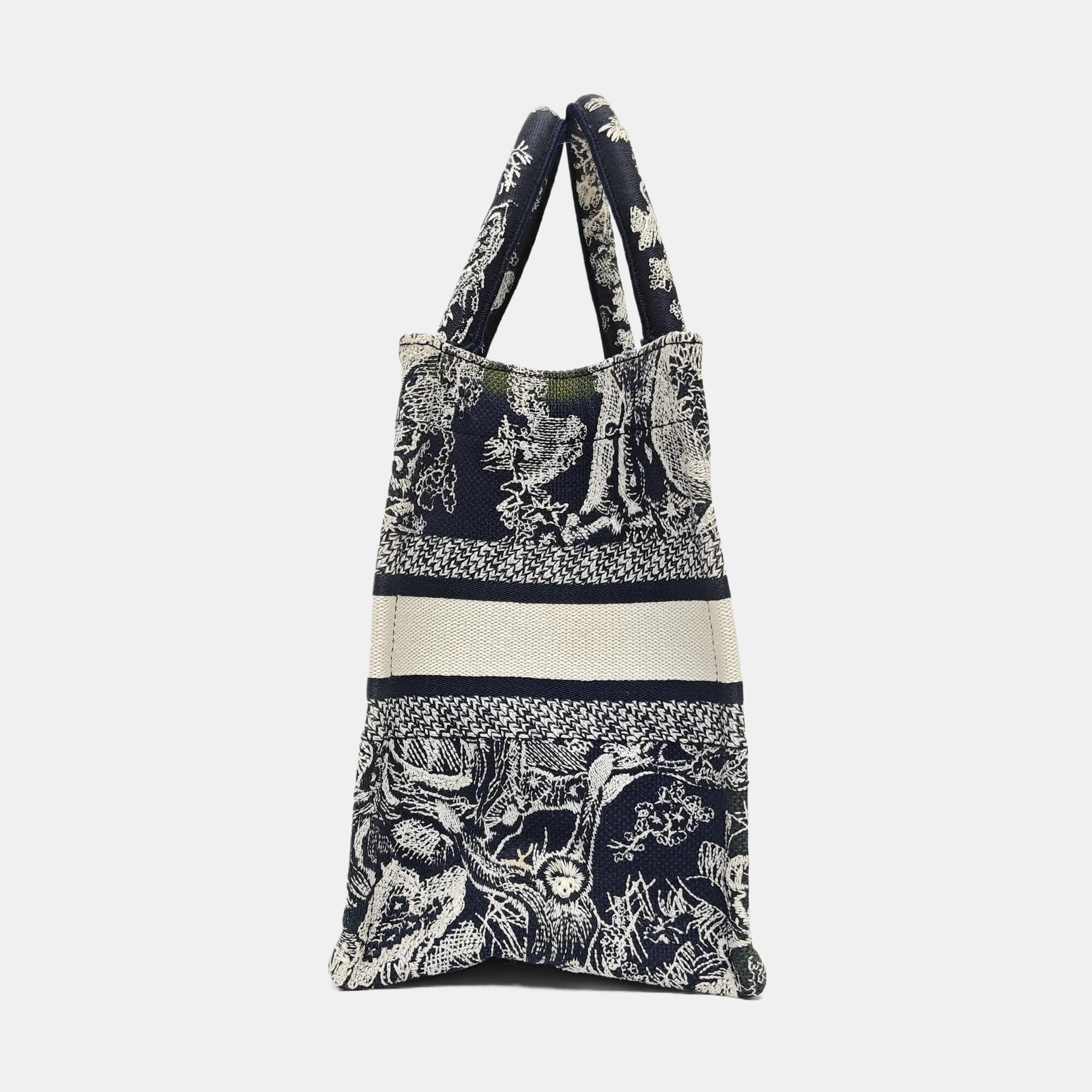 Book Tote Small Canvas Blue