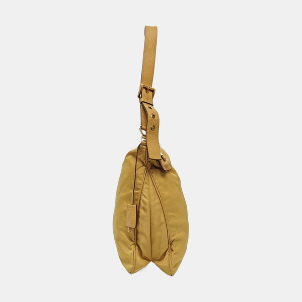 Nylon Shoulder Bag Yellow