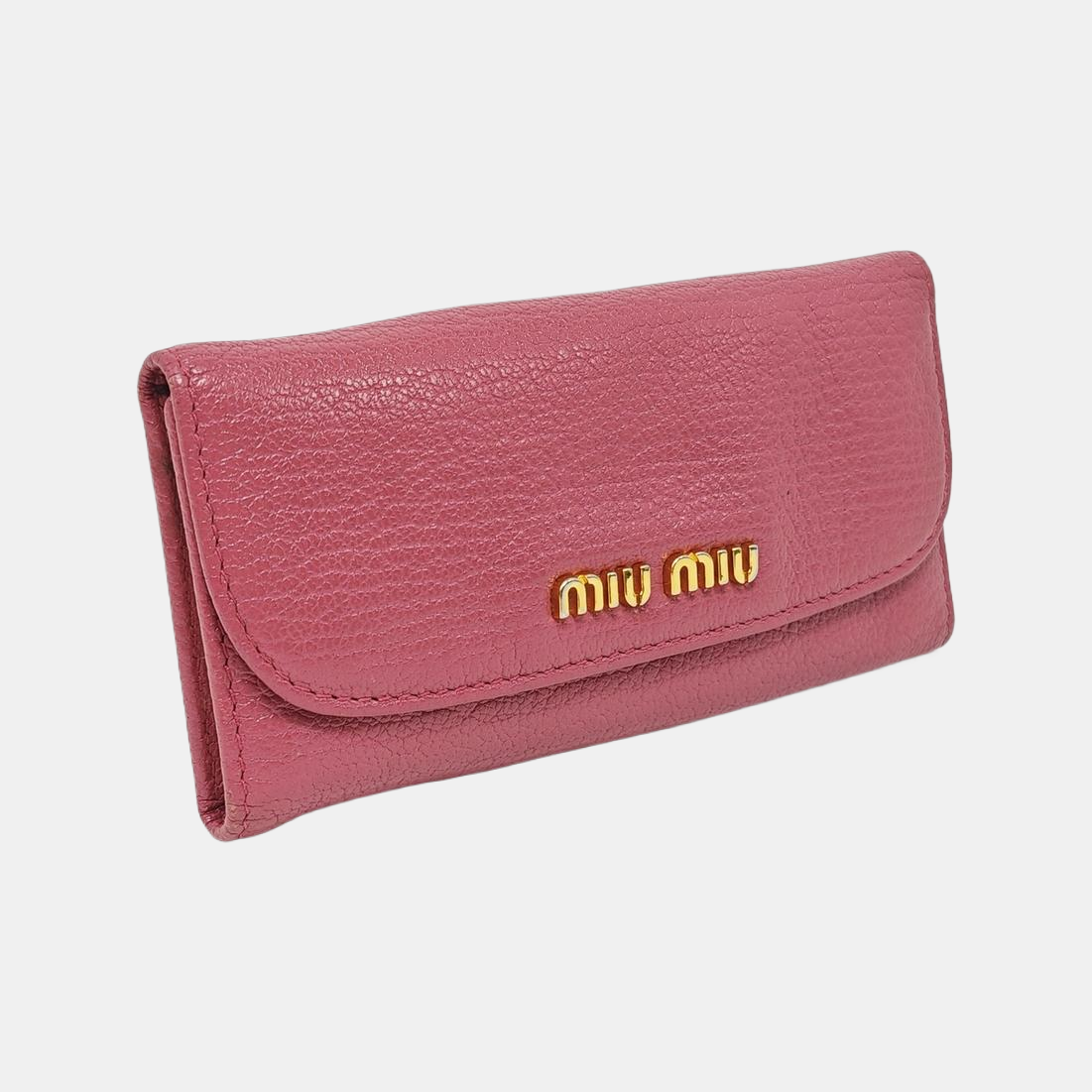 Leather Wallet Beige