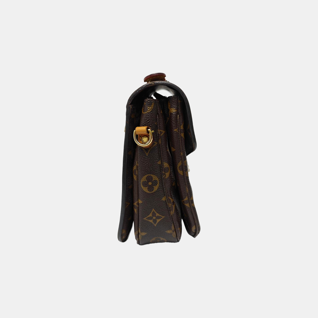 MÉTIS MM Monogram Coated Canvas Brown