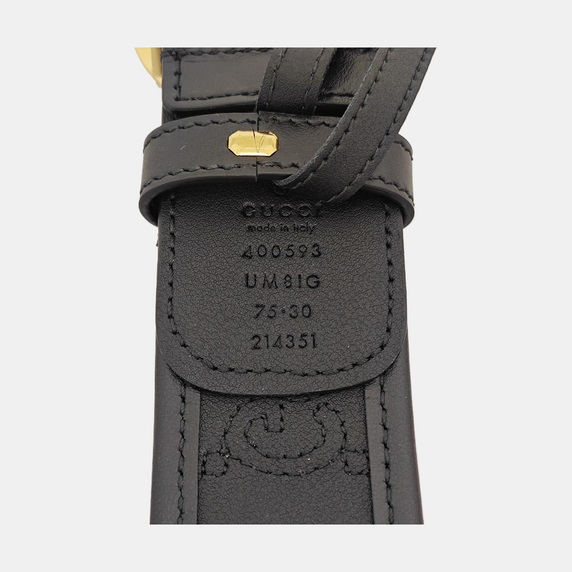 Leather Belt Black