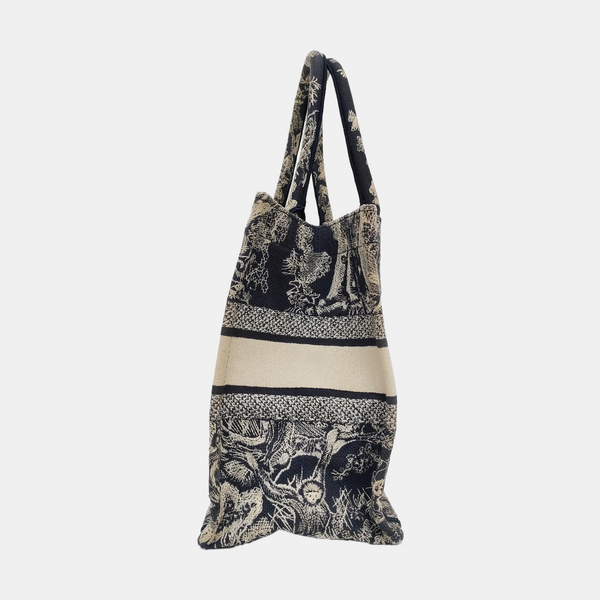 Book Tote Medium Canvas Blue