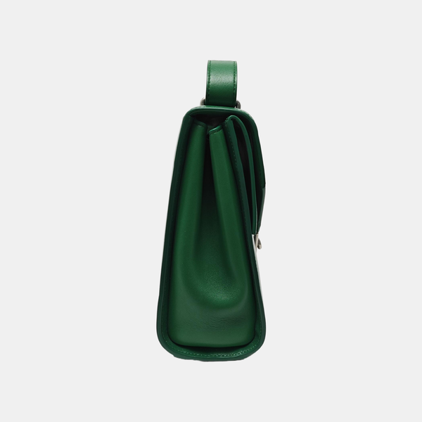 The Clip Calfskin Green