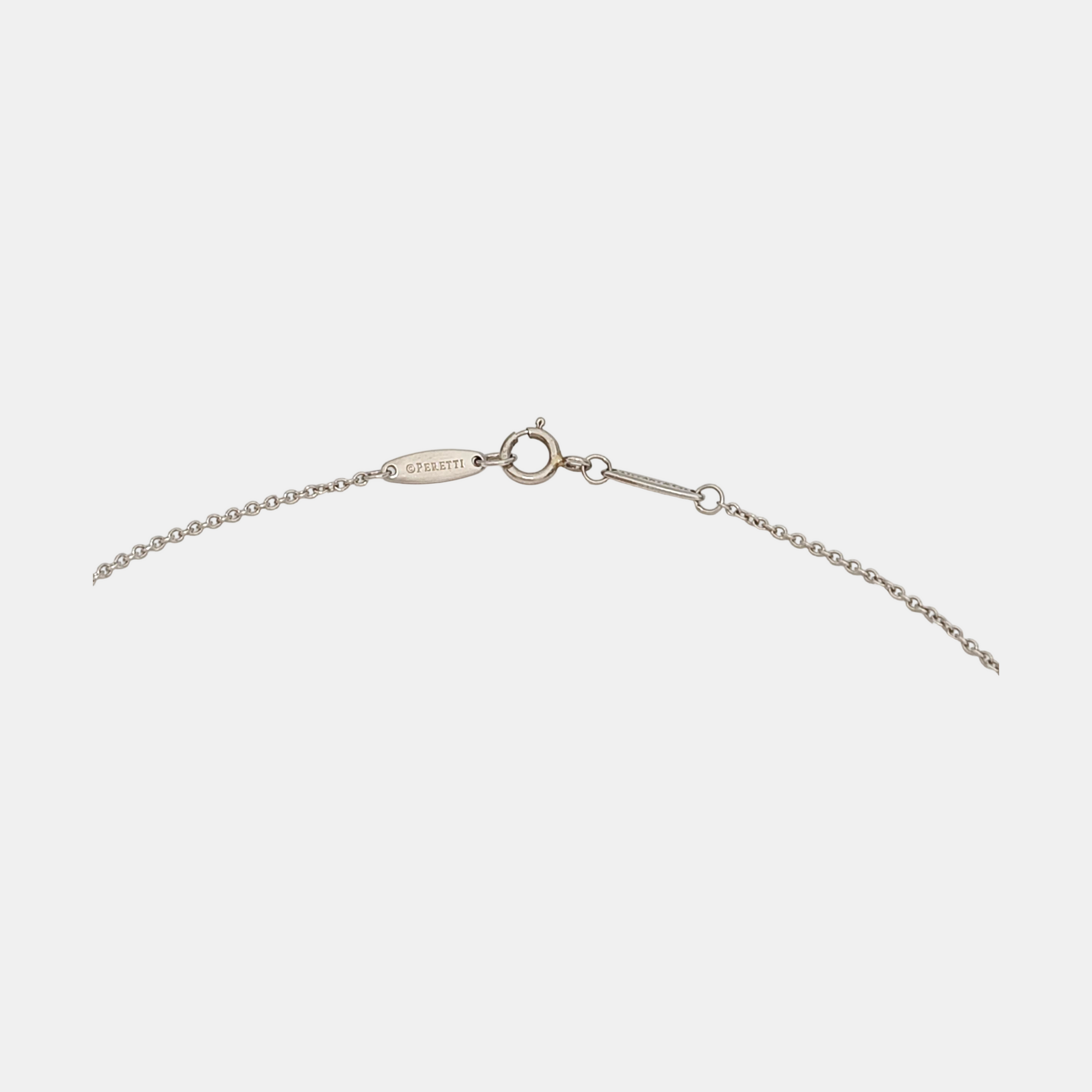 Elsa Peretti Platinum 950 Silver Necklace