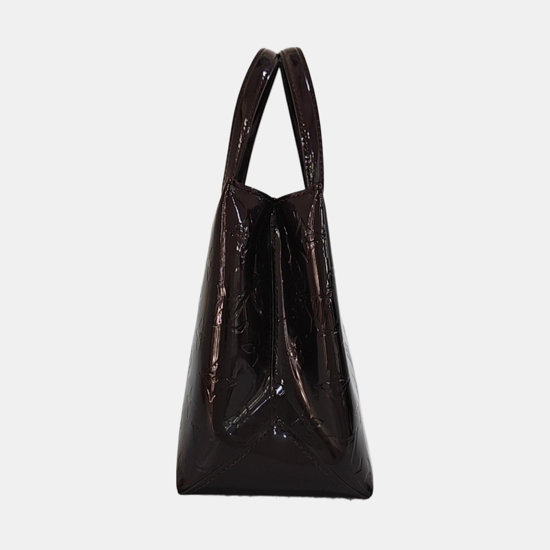 WILSHIRE MM Monogram Patent Leather Red