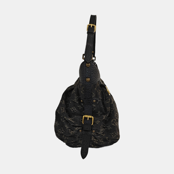 SOLAR Monogram Denim Black