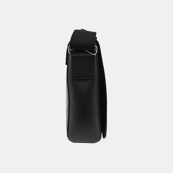 Monogram Calfskin Crossbody Bag Black
