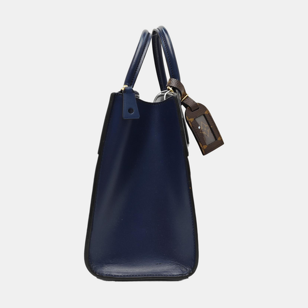 CITY STEAMER PM Quilted Calfskin Blue