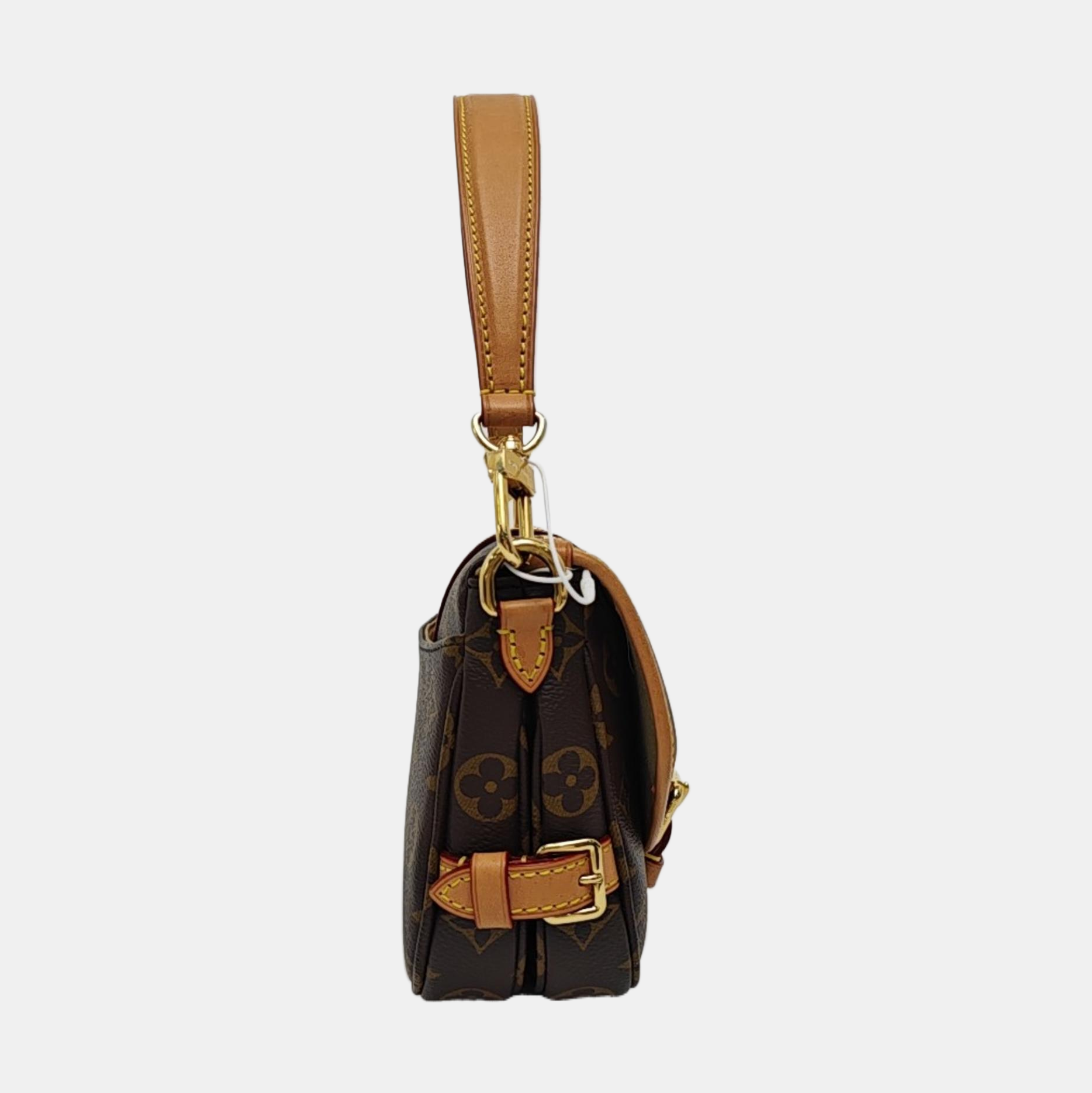 SAUMUR BB Monogram Coated Canvas Brown