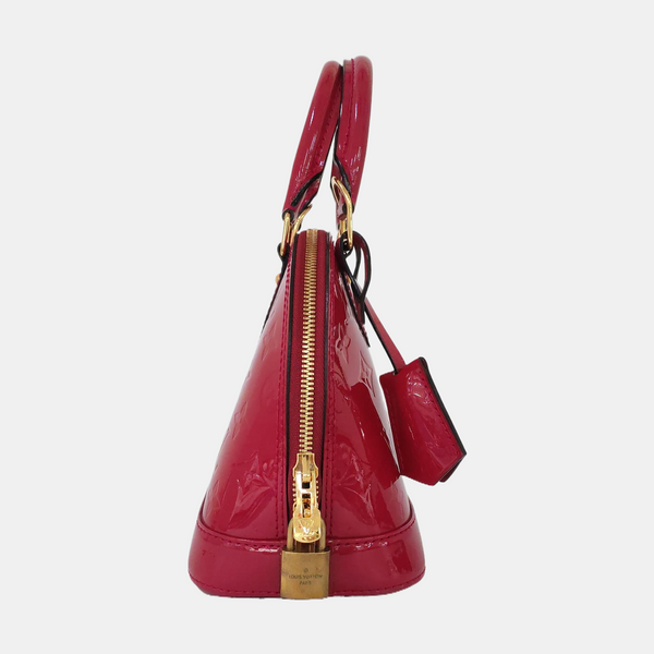 Authenticated pre-owned  ALMA BB Patent Leather Pink - Shoulder Bag at Looply