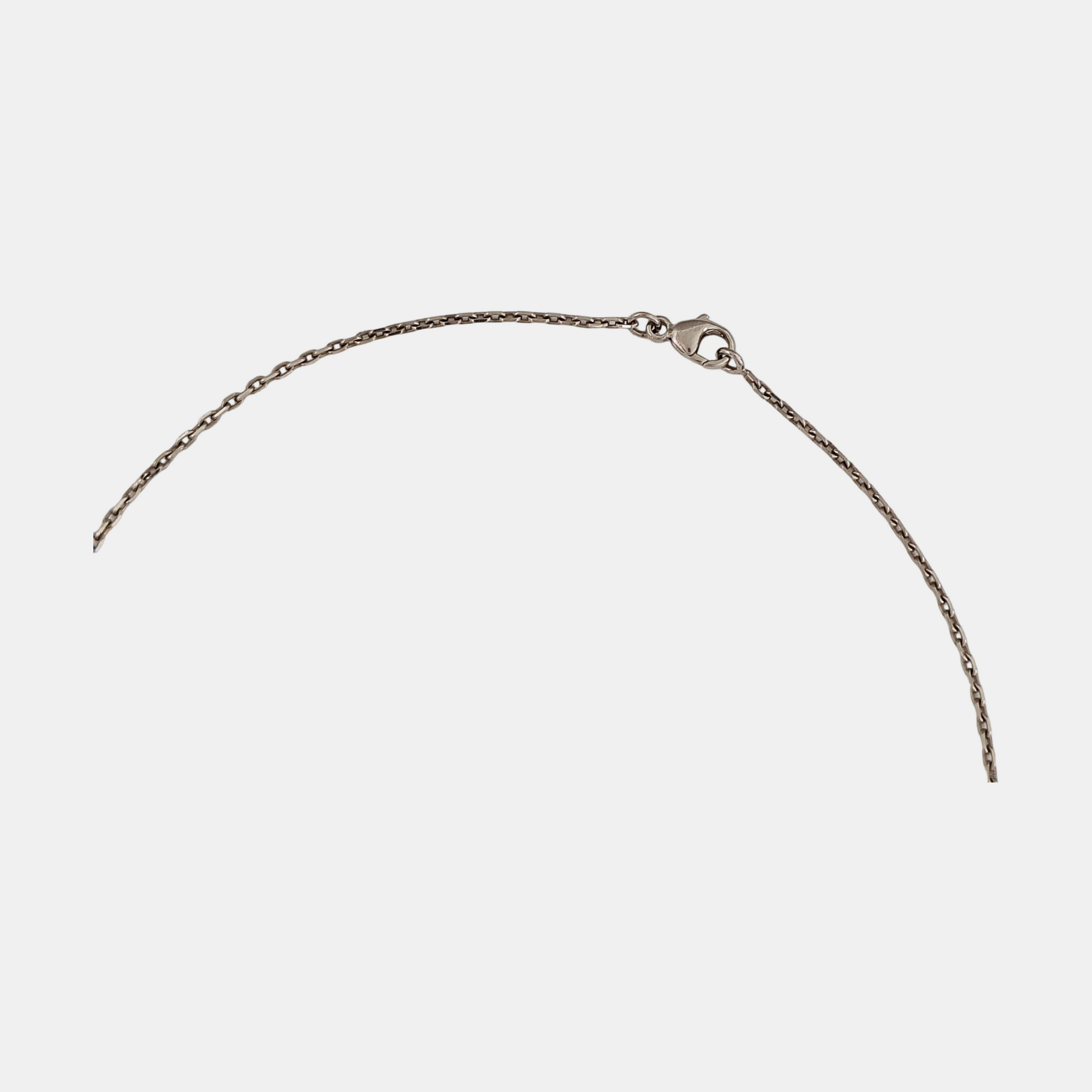 Pop H Metal Silver Necklace