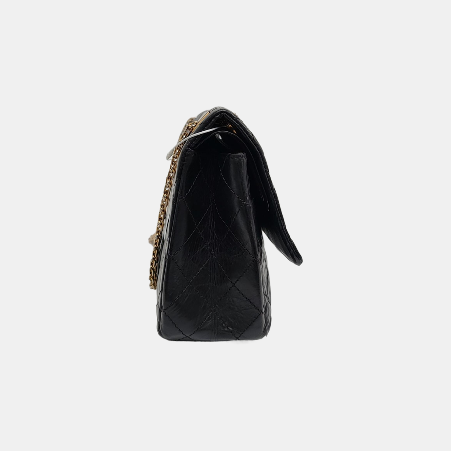 Authenticated pre-owned  2.55 227 (jumbo) Quilted Calfskin Black - Shoulder Bag at Looply