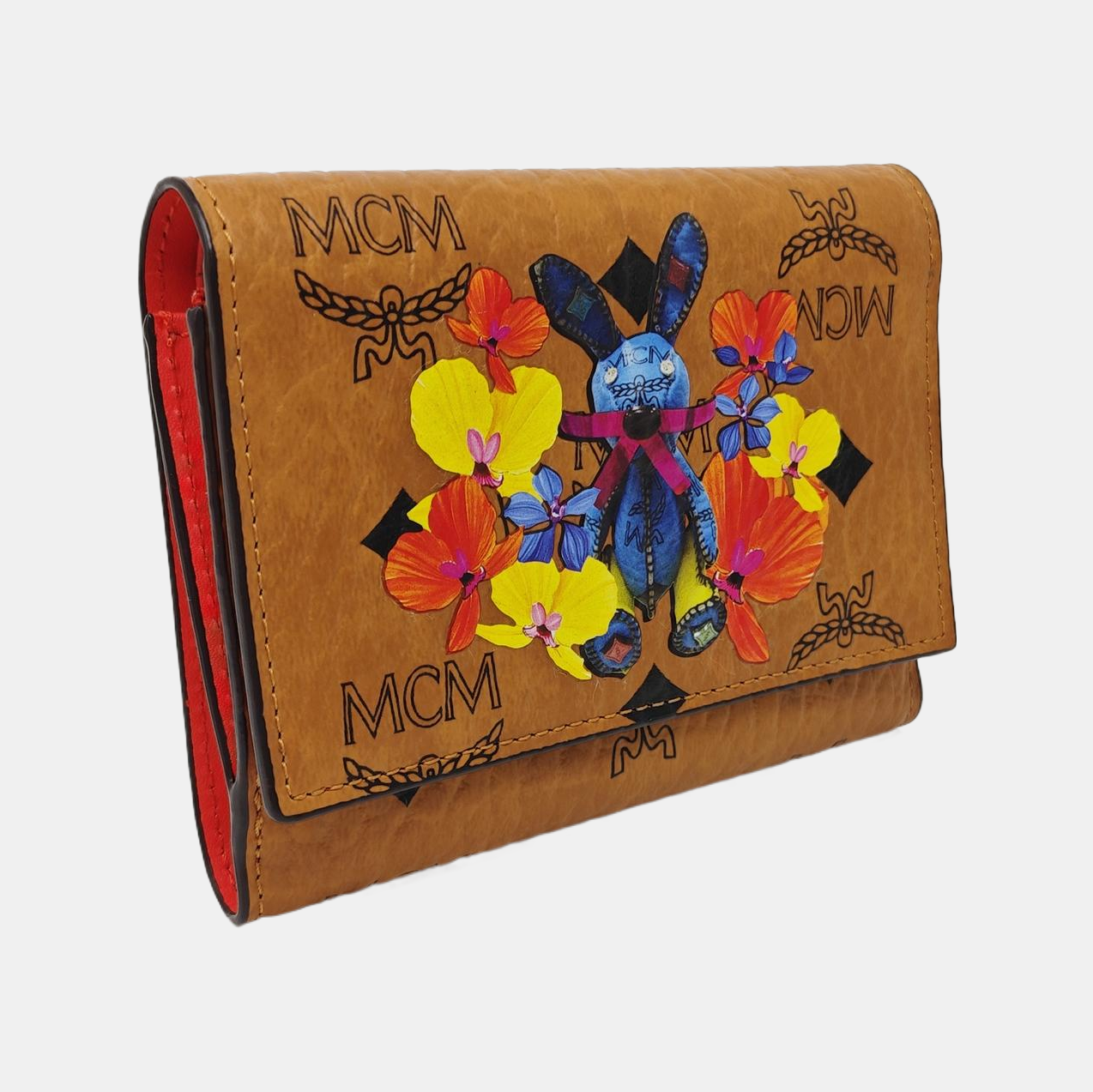 Monogram Coated Canvas Wallet Brown
