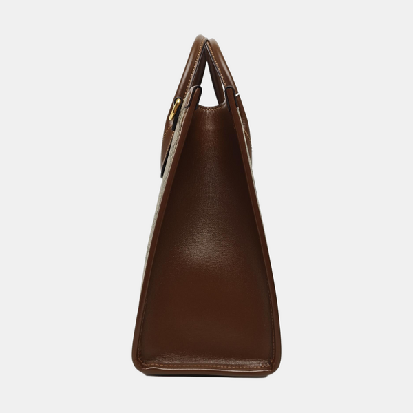 Retro Small Monogram Coated Canvas Brown