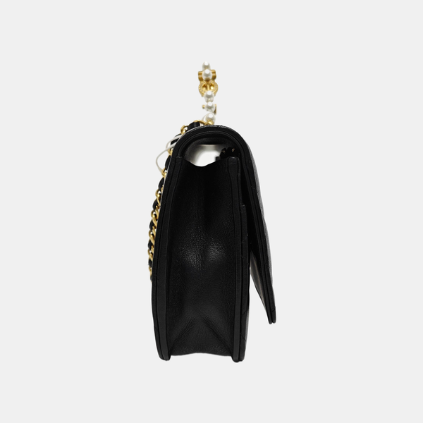WOC Quilted Lambskin Black
