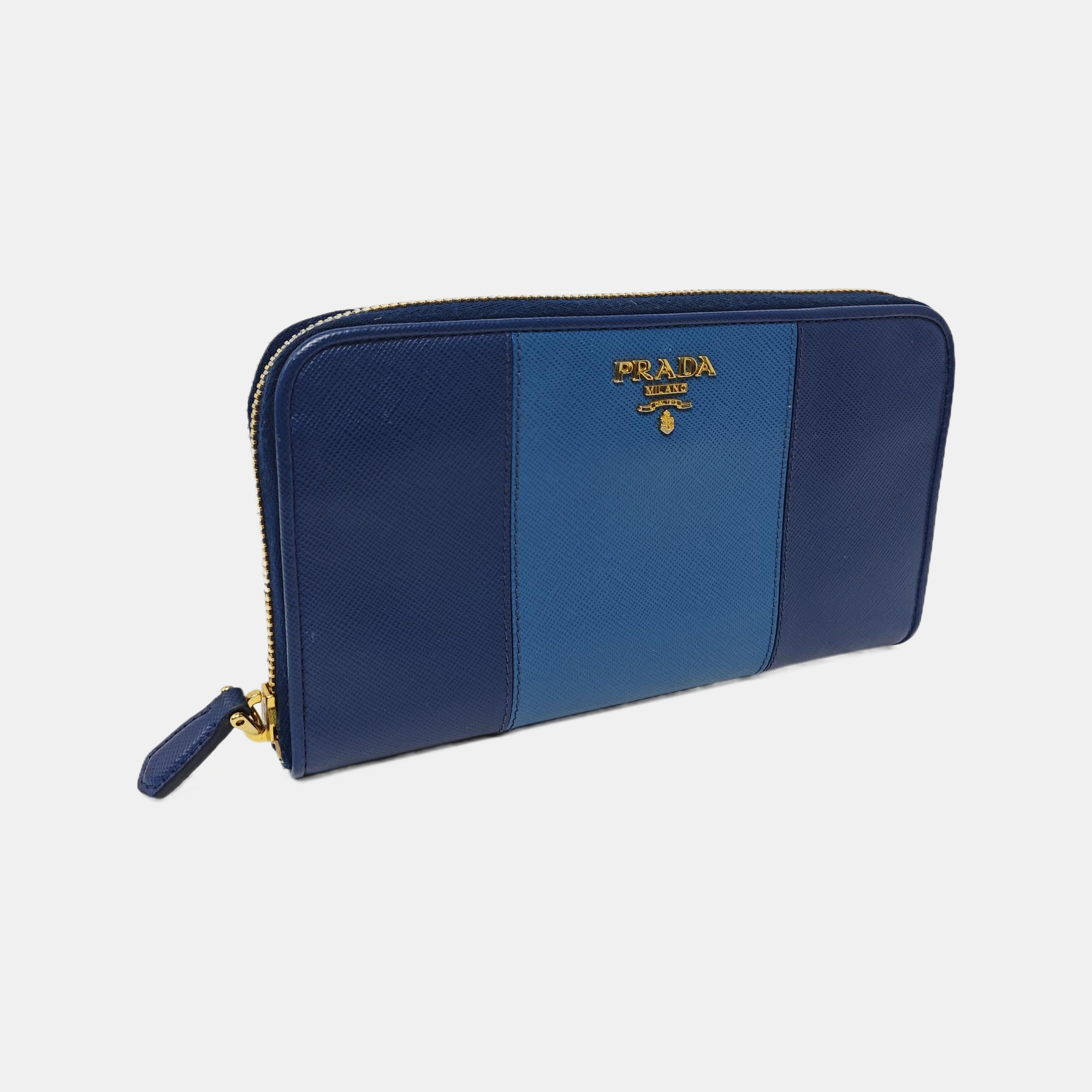 Calfskin Wallet Blue