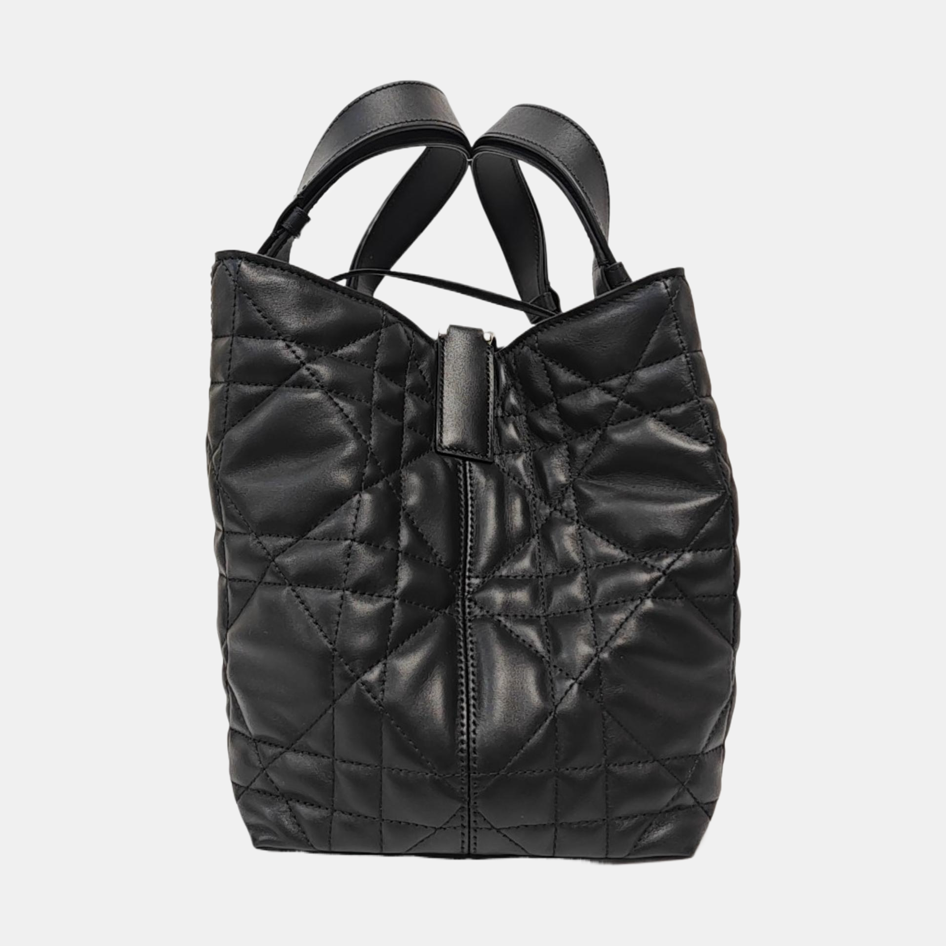 Toujours Medium Cannage Calfskin Black