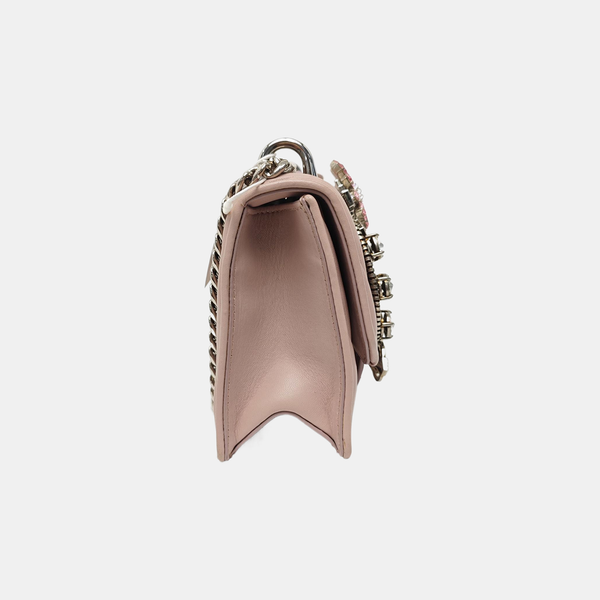 Miu Lady Quilted Lambskin Pink