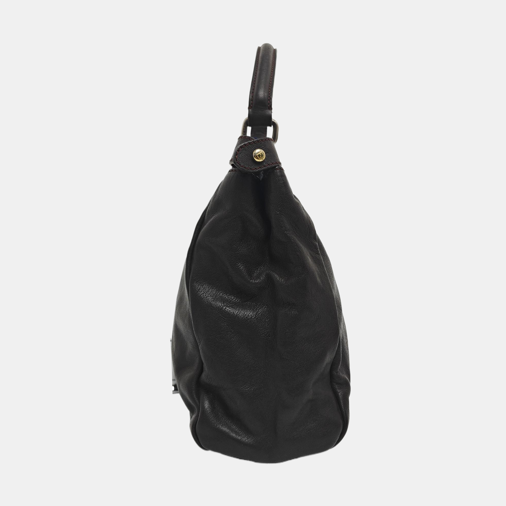 Peekaboo Medium Calfskin Brown