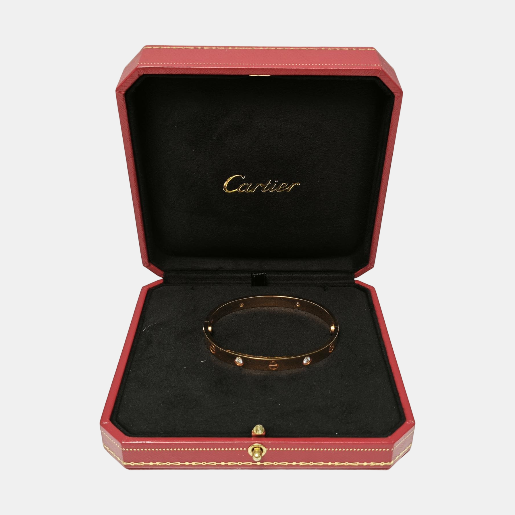 LOVE 18k Rose Gold Bangle
