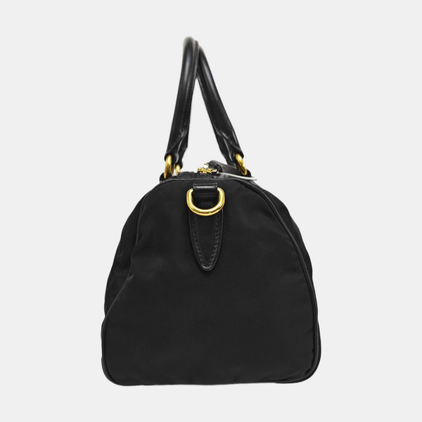 Nylon Shoulder Bag Black