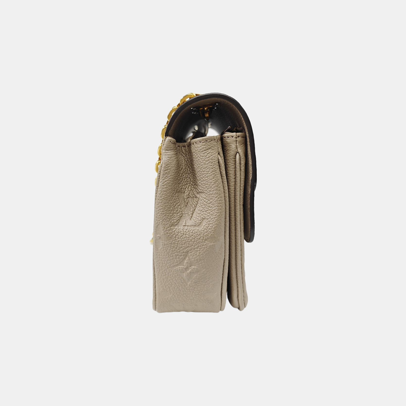 MARCEAU Monogram Calfskin Gray