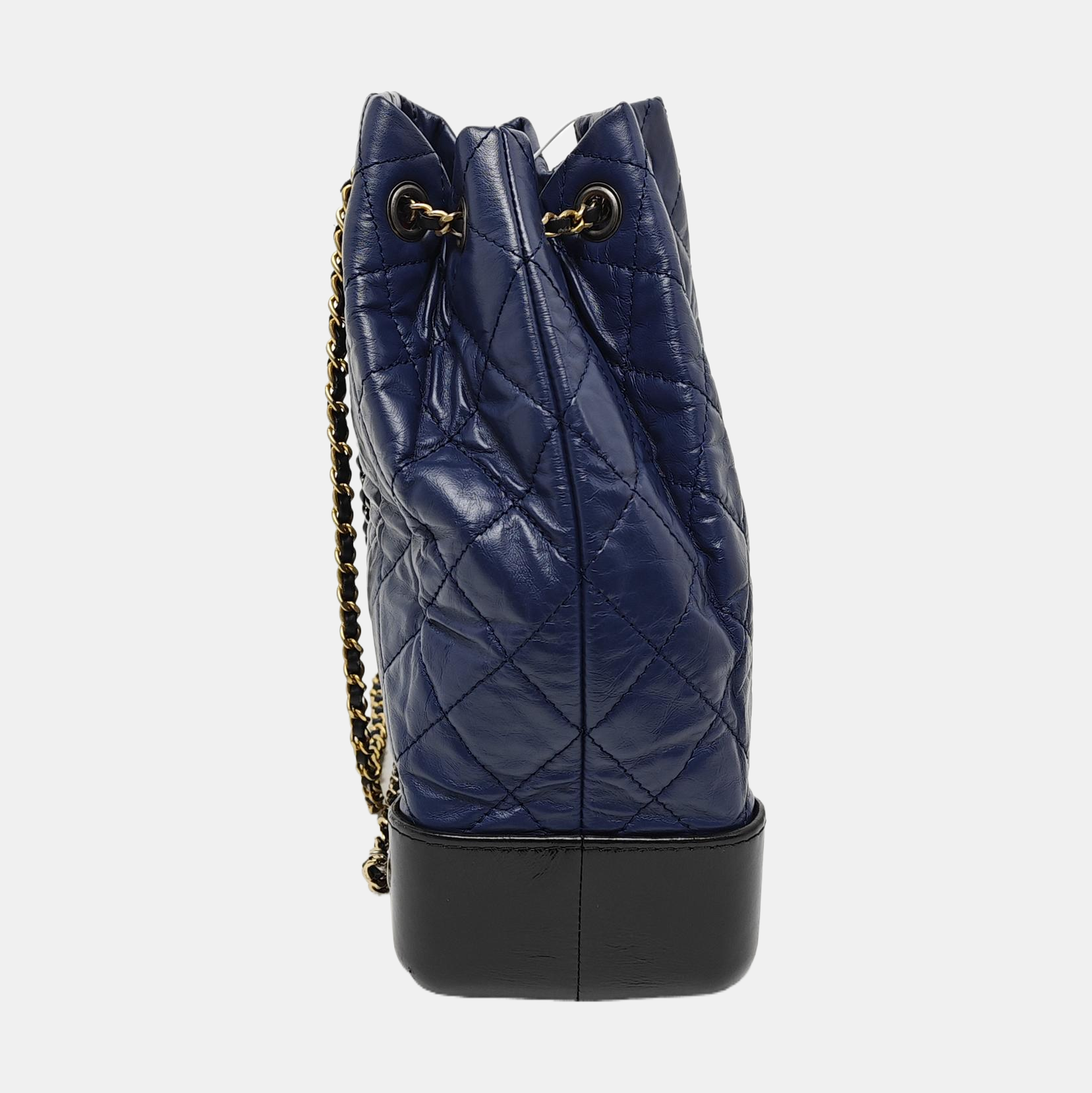 GABRIELLE Medium Quilted Calfskin Blue