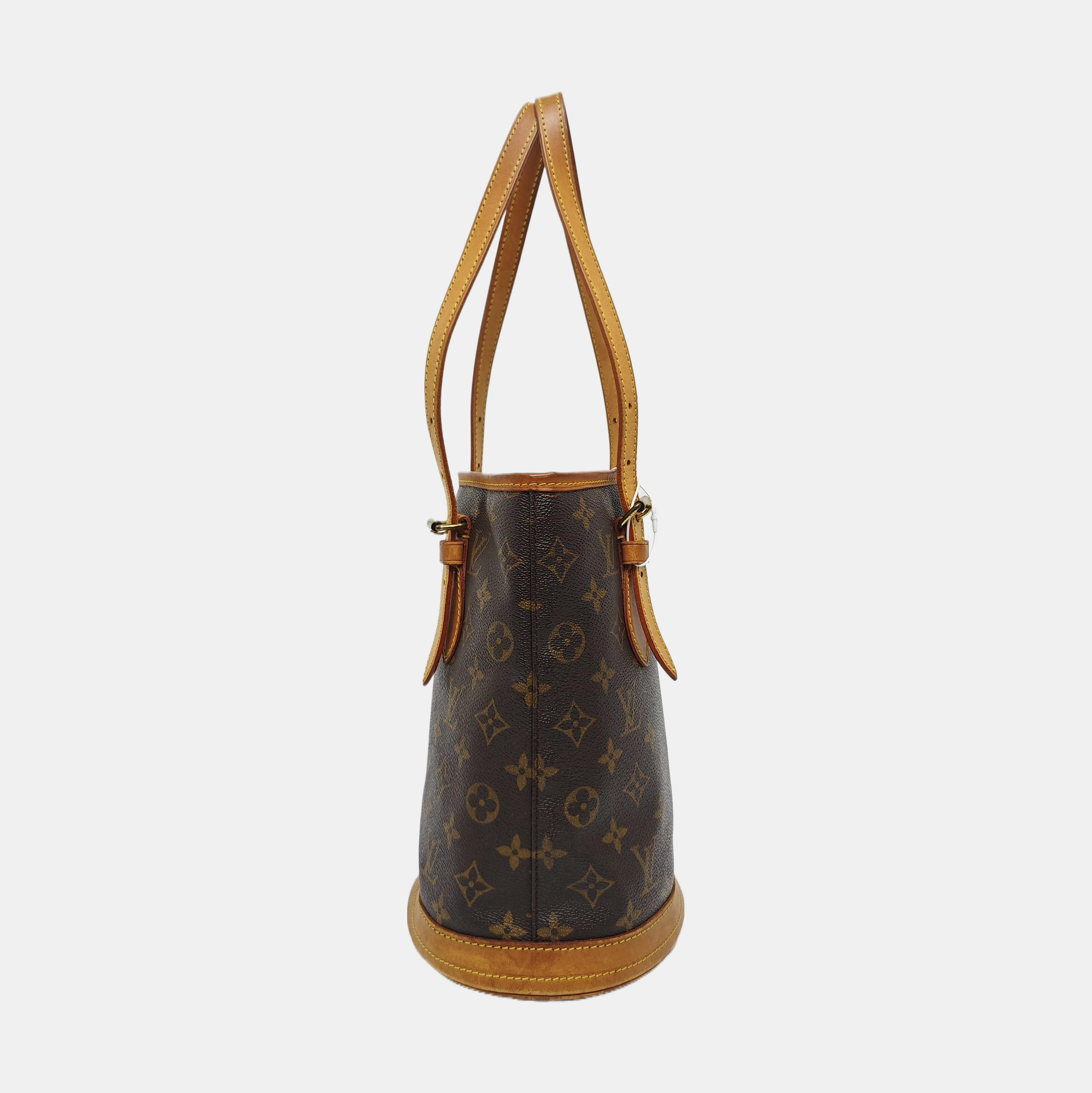 BUCKET PM Monogram Coated Canvas Brown