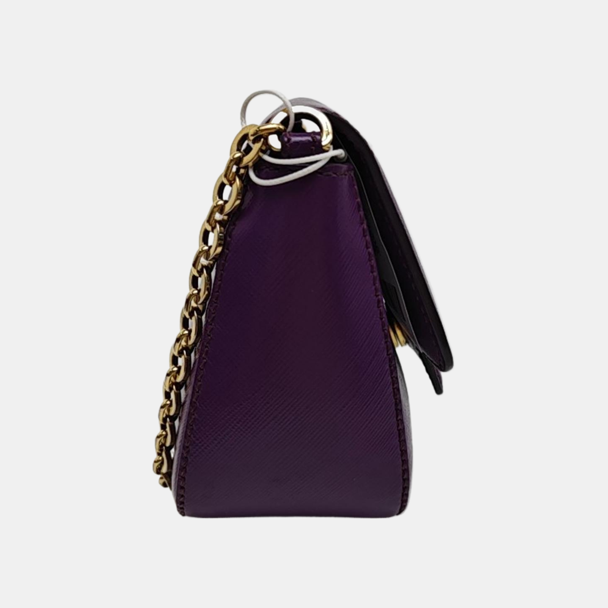 Calfskin Shoulder Bag Purple