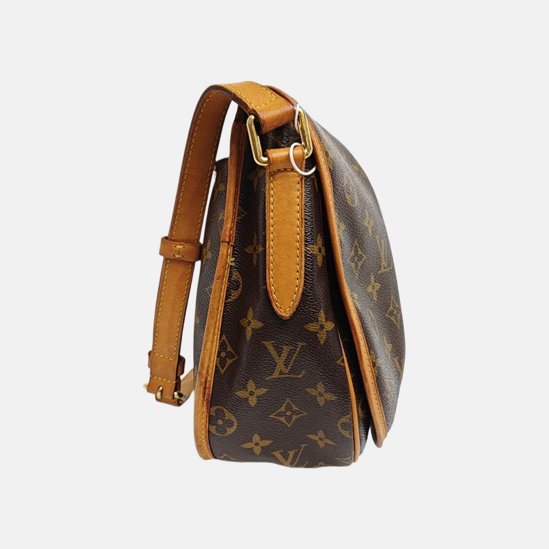 MENILMONTANT MM Monogram Coated Canvas Brown