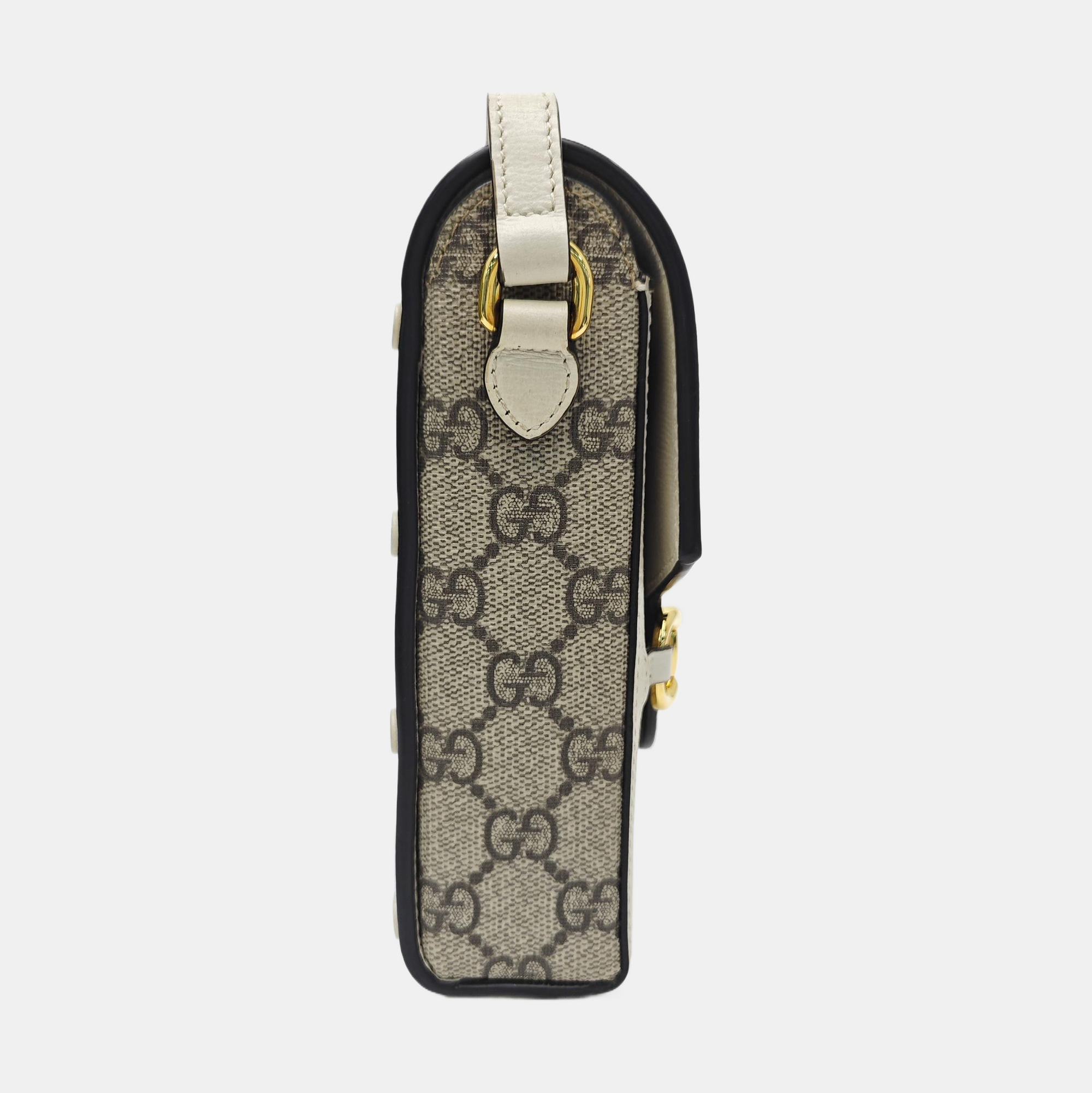 Horsebit 1955 Mini Coated Canvas Beige