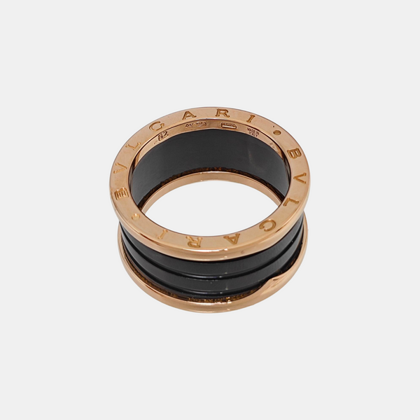 B.ZERO1 18k Rose Gold Ring EU 62