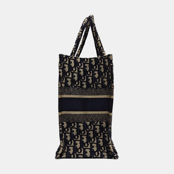 Book Tote Medium Canvas Blue