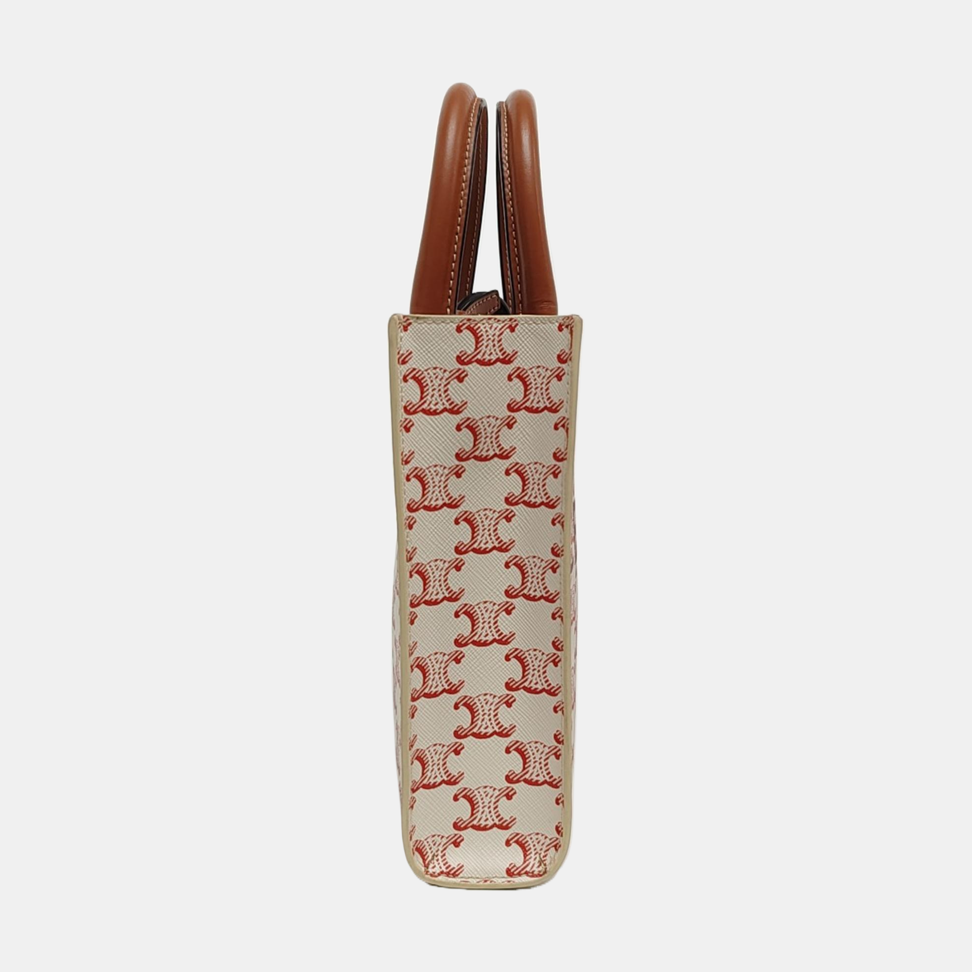 CABAS CELINE Mini Coated Canvas Beige