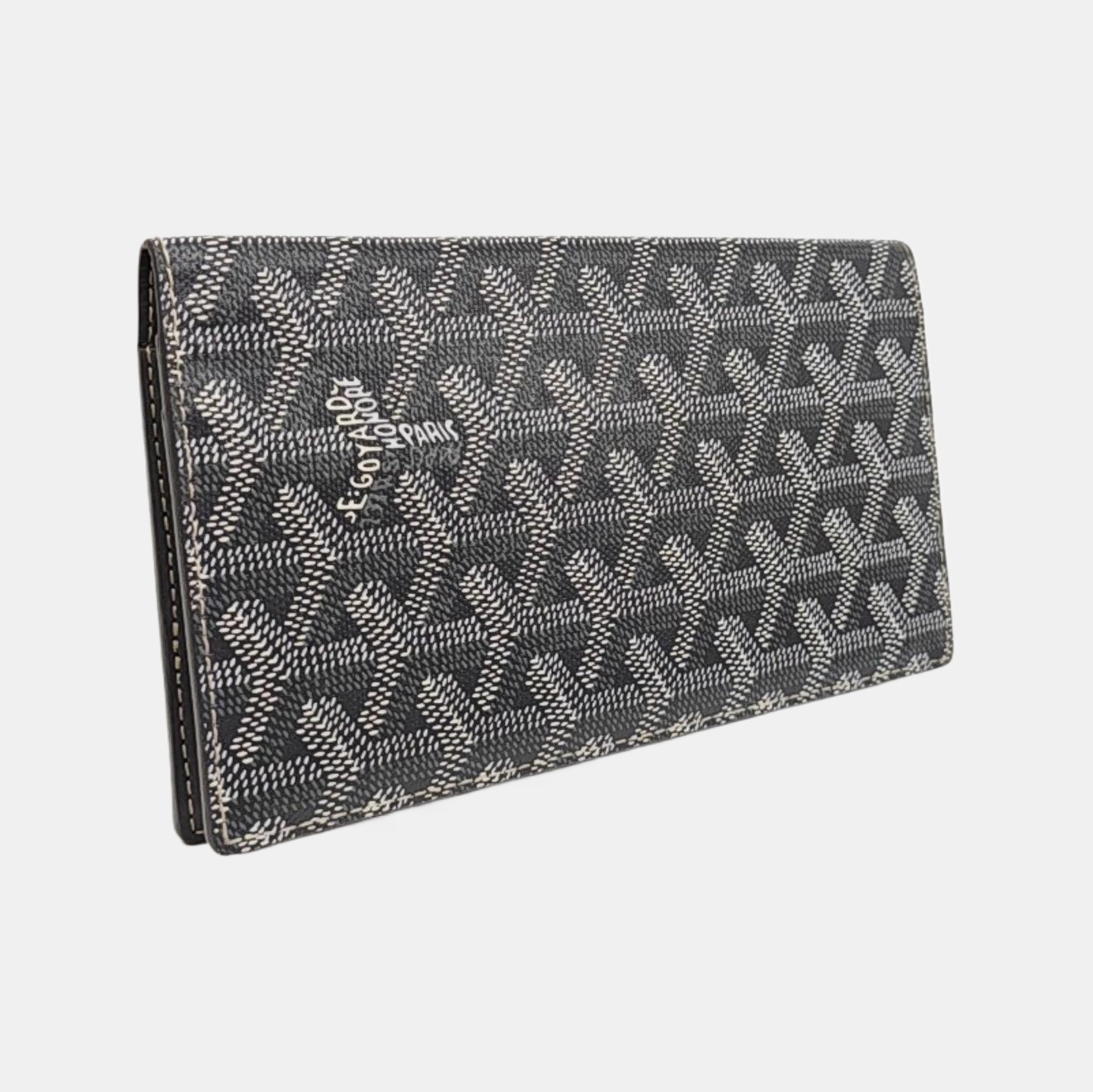 RICHELIEU Coated Canvas Gray Wallet