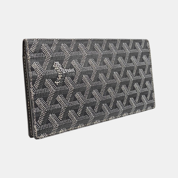 RICHELIEU Coated Canvas Gray Wallet