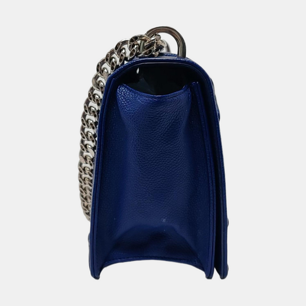 Diorama Medium Calfskin Blue