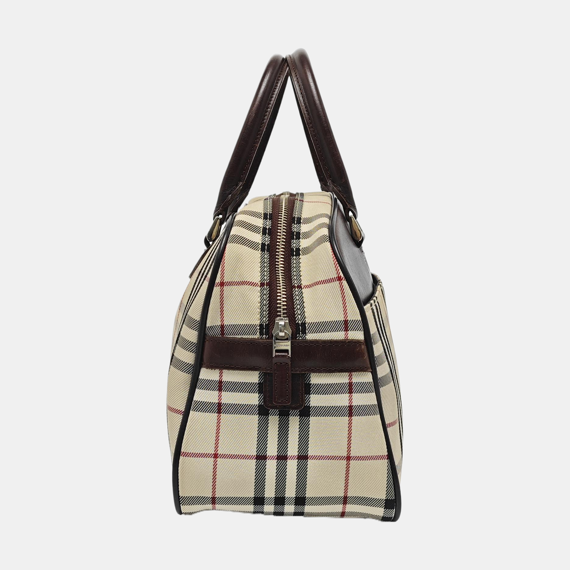 Canvas Top Handle Bag Beige