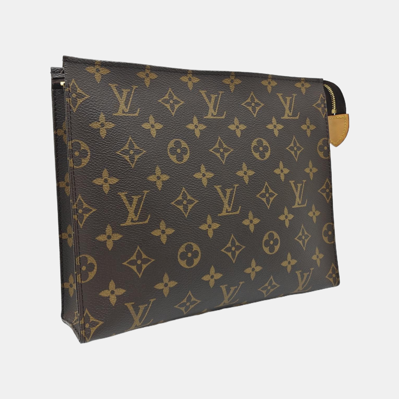 TOILET POCKET 26 Monogram Coated Canvas Brown