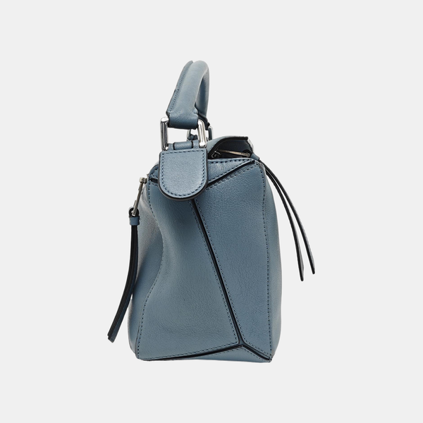 Puzzle Small Calfskin Blue