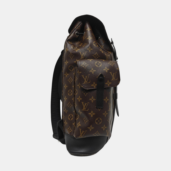 CHRISTOPHER MM Monogram Coated Canvas Brown
