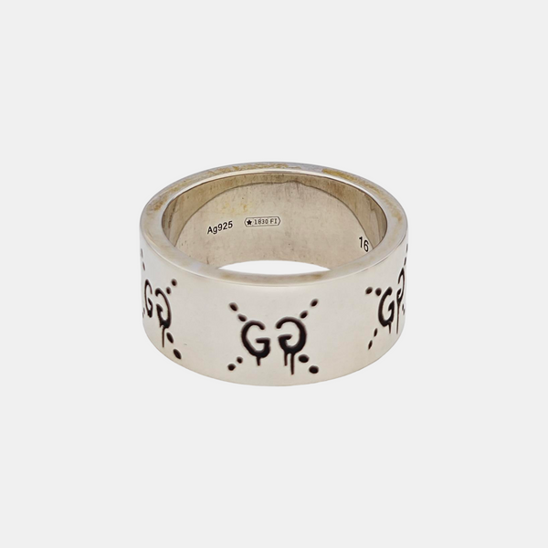 Ghost 925 Sterling Silver Ring EU 55
