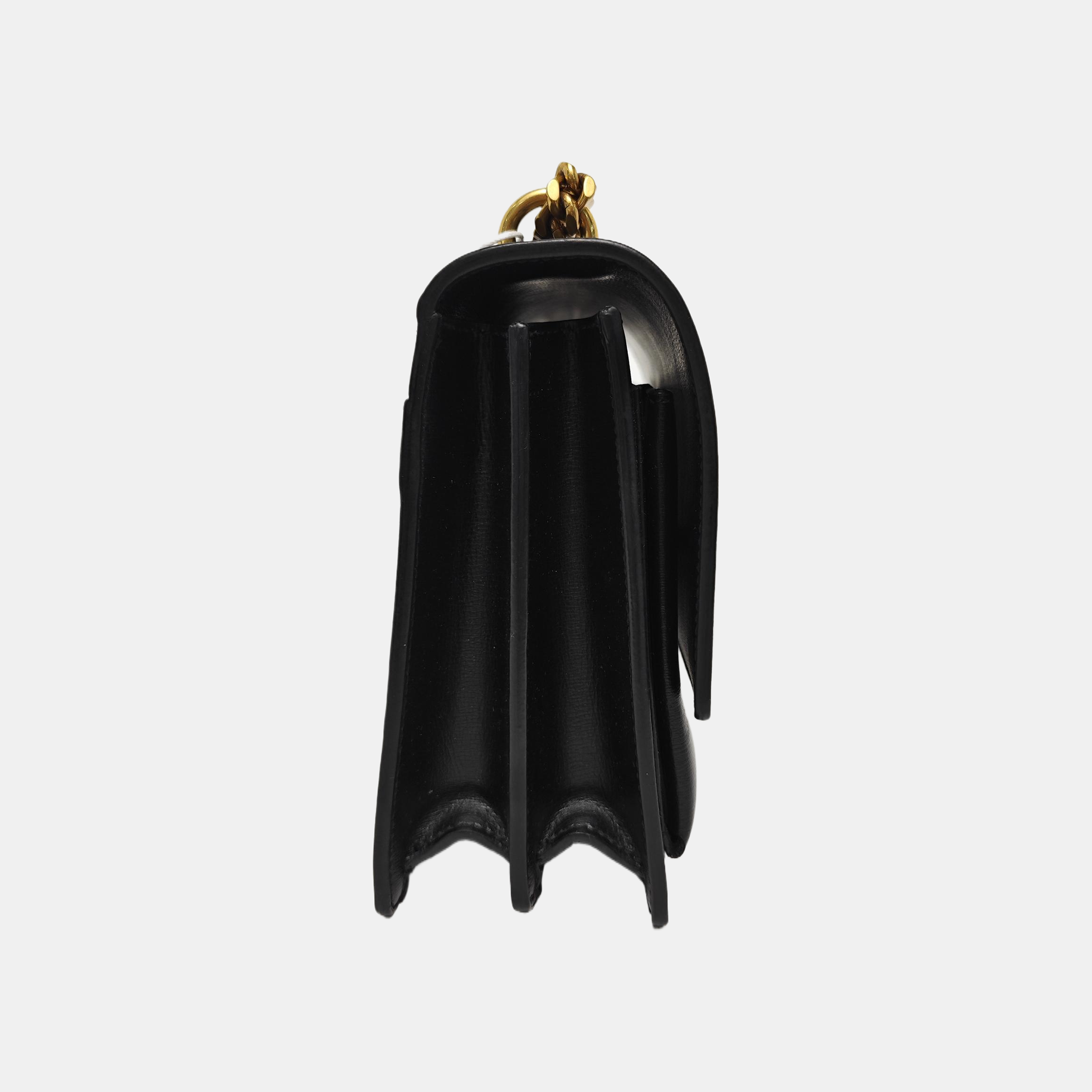 SUNSET Medium Calfskin Black